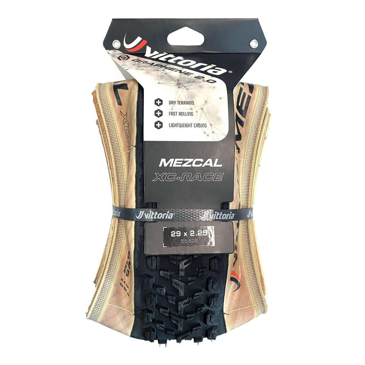 PNEU VITTORIA MEZCAL III 29'' XC RACE TUBELESS READY GRAPHENE G2.0 BEIGE